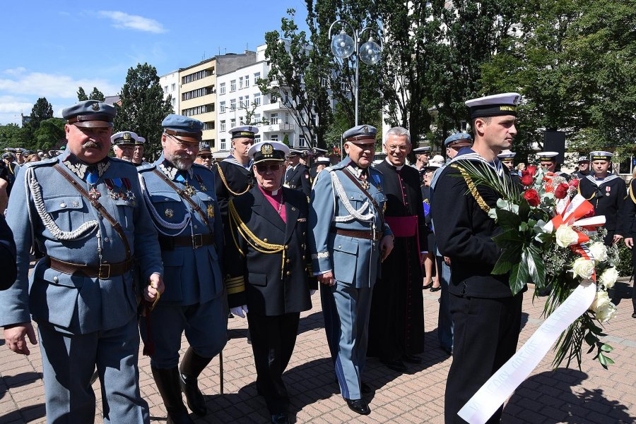 Obchody Święta Wojska Polskiego w Gdyni   / fot. M. Puszczewicz