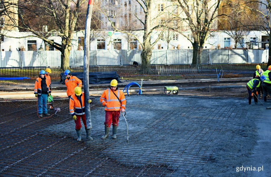 Budowa drugiego etapu Parku Centralnego w Gdyni, fot. Kamil Złoch