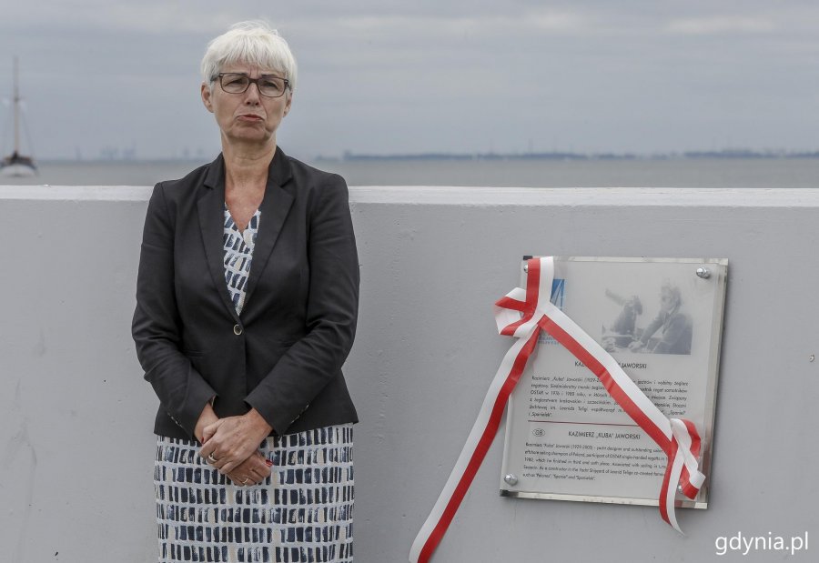Odsłonięcie tablicy poświęconej  Kazimierzowi "Kubie" Jaworskiemu