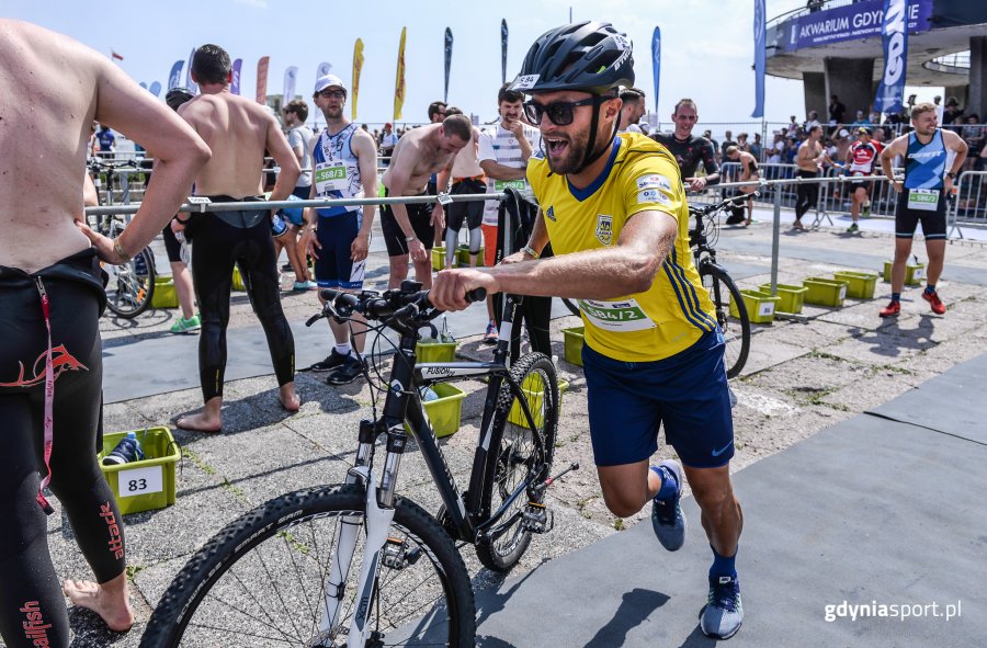 Gdyńskie sztafety podczas Enea IRONMAN 70.3 Gdynia / fot.gdyniasport.pl