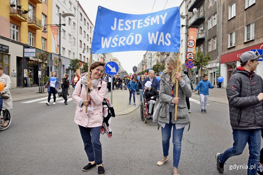 Ulicami Gdyni przeszedł Marsz Godności Osób z Niepełnosprawnością Intelektualną // fot. Paweł Kukla