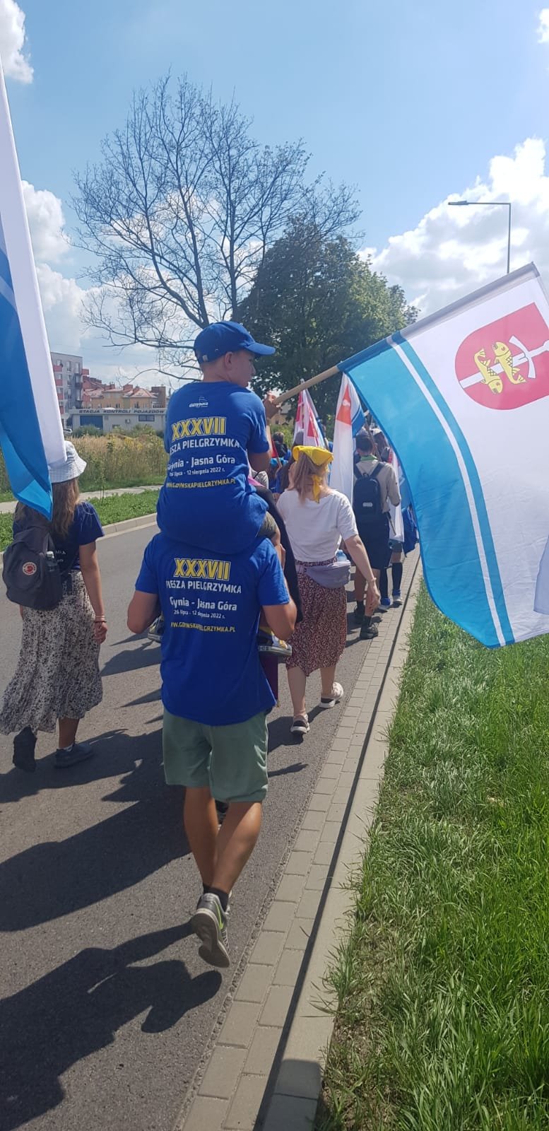 Pielgrzymi z Gdyni w drodze na Jasną Górę, fot. mat. organizatorów