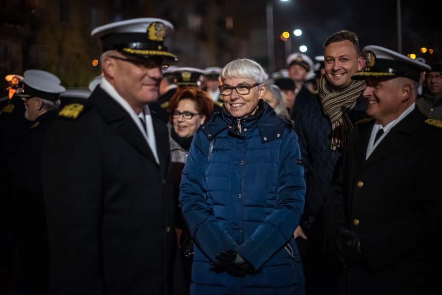 W uroczystości wzięła udział Joanna Zielińska - przewodnicząca Rady Miasta Gdyni // fot. Dawid Linkowski