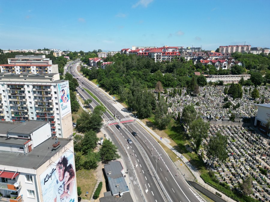 Rozbudowana ulica Eugeniusza Kwiatkowskiego // fot. T.Kamiński