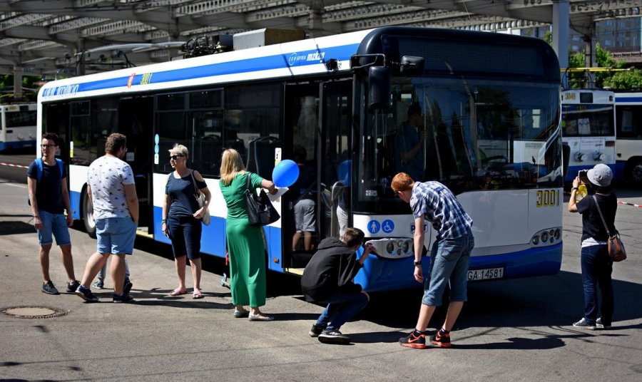 Dzień Otwarty w zajezdni PKT w ramach Dni Otwartych Funduszy Europejskich, fot. Kamil Złoch