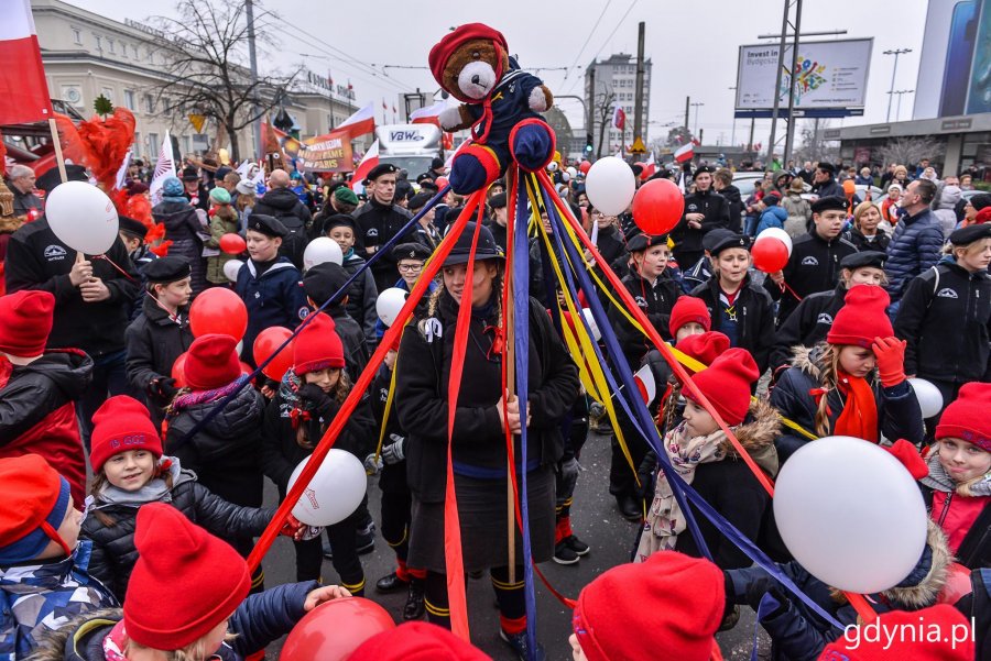 Gdynia uczciła stulecie polskiej niepodległości // fot. Przemysław Świderski