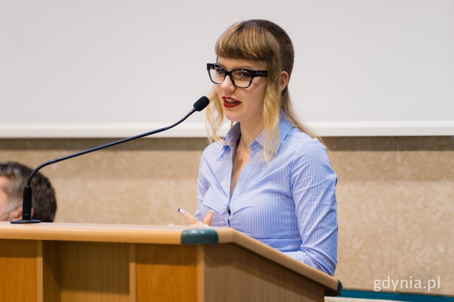 Zuzanna Rybikowska, przewodnicząca Młodzieżowej Rady Miasta (fot. Paweł Budziński)