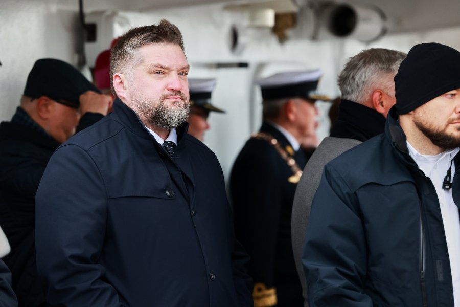 Ianuguracja roku akademickiego na Uniwersytecie Morskim. Tadeusz Szemiot, przewodniczący Rady Miasta Gdyni. (fot. Uniwersytet Morski)