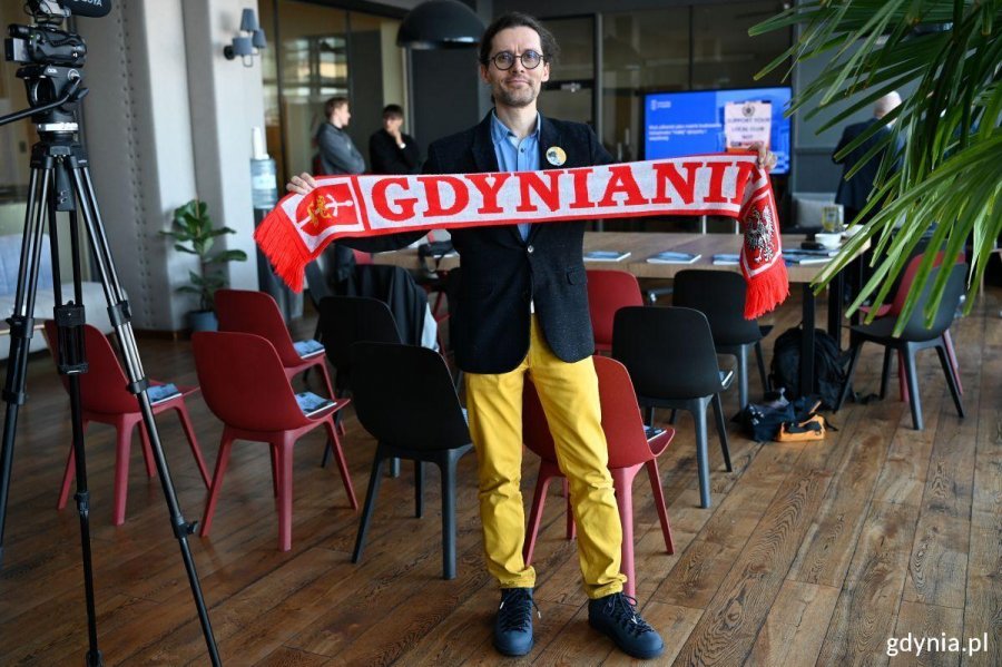 Dr Marcin Szerle w Muzeum Emigracji w Gdyni