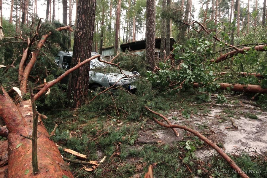  Harcerski Obóz w Czernicy po nawałnicy z 11.08 // fot.  Michał Wach 