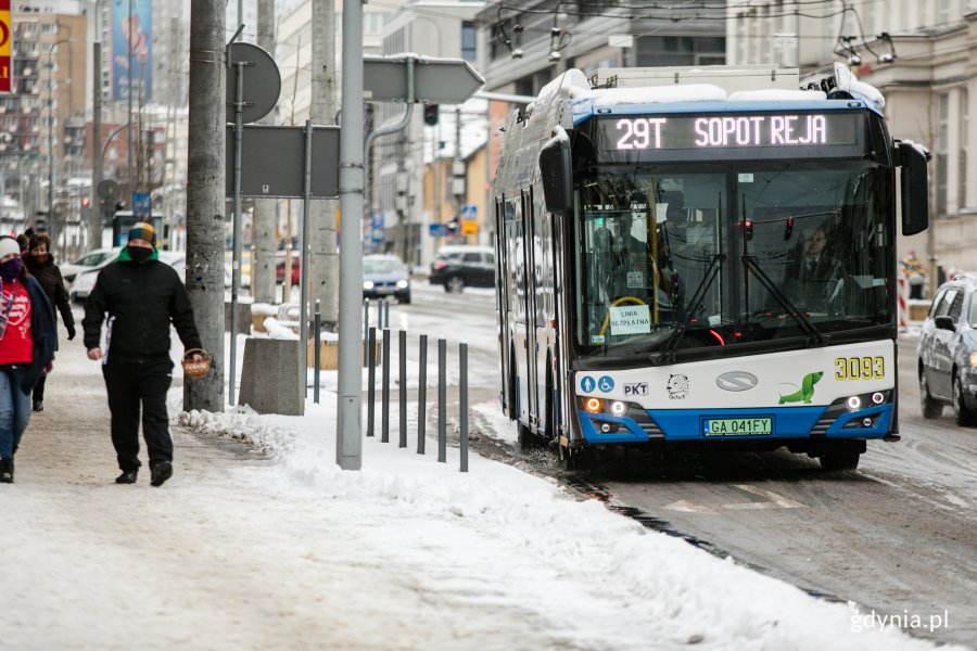 Trolejbus linii 29T, fot. Karol Stańczak