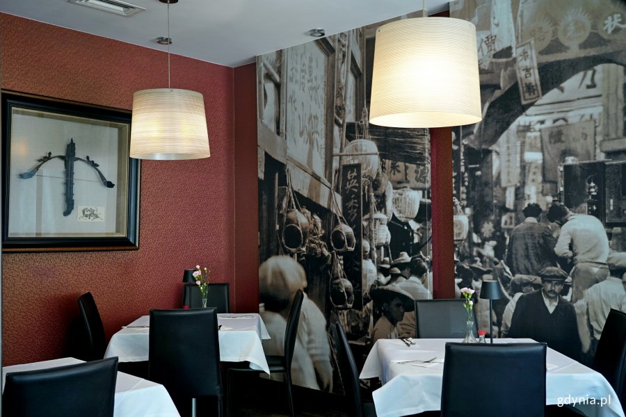 Wnętrze jedne z sal restauracji Moon 