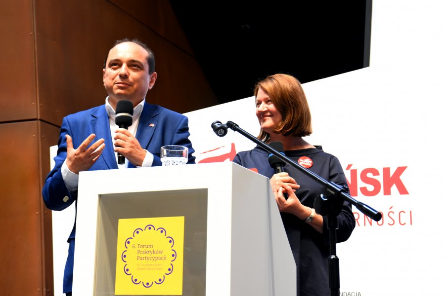 Pierwszy dzień Forum Praktyków Partycypacji odbył się w Europejskim Centrum Solidarności, fot. Jan Ziarnicki