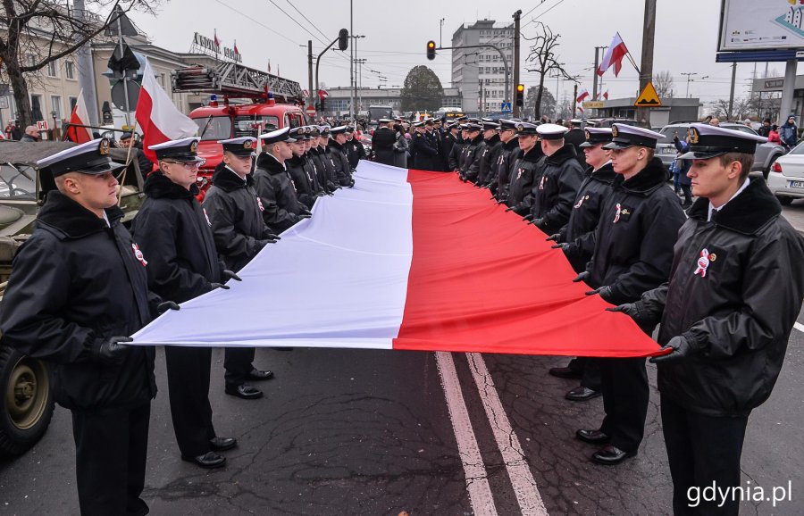 Gdynia uczciła stulecie polskiej niepodległości // fot. Przemysław Świderski