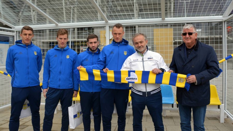 Otwarcie przystanku-bramki, fot. M. Urbaniak, gdyniasport.pl