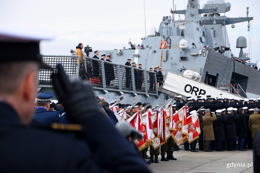 ORP „Ślązak” wcielony do służby // fot. Paweł Kukla