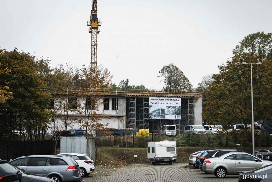 Ceremonia wmurowania kamienia węgielnego pod Akademickie Centrum Technologii Podwodnych na gdyńskim Oksywiu, fot. Kamil Złoch