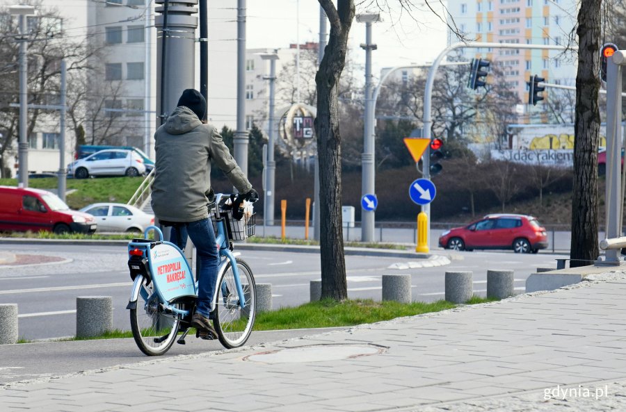 System roweru metropolitalnego MEVO w Gdyni, fot. Kamil Złoch