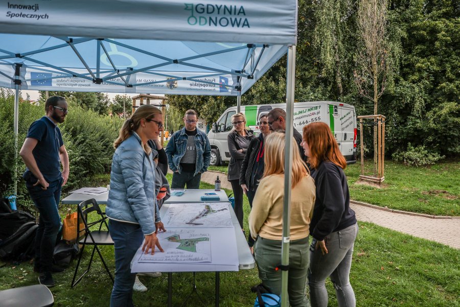 Spotkanie z mieszkańcami rewitalizowanej części Witomina // fot. Karolina Misztal-Świderska