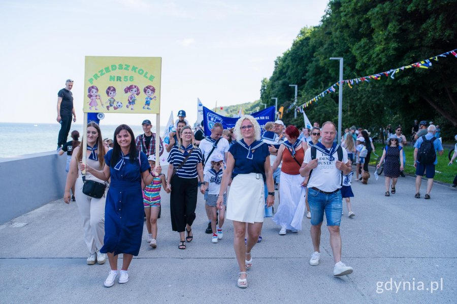 Przedszkole nr 56 z Gdyni na paradzie