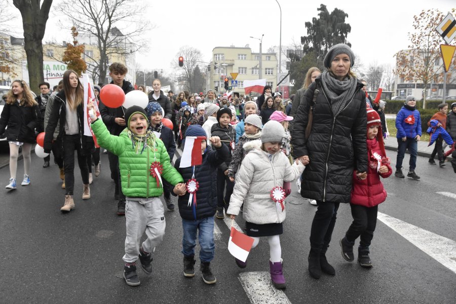 Parada Niepodległości w Orłowie // fot. Lechosław Dzierżak