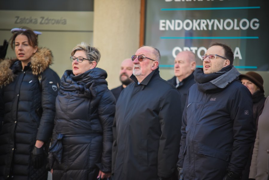 Miejskie uroczystości pod pomnikiem Ofiar Terroru Komunistycznego przy ul. Pułaskiego, fot. st. chor. szt. mar. Piotr Leoniak