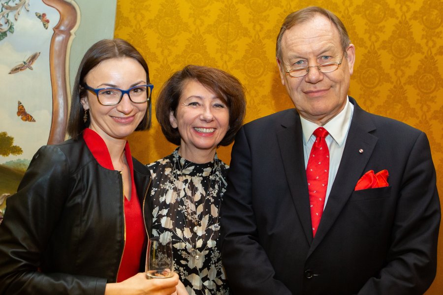 Na zdjęciu: Weronika Haustein - Konsul Honorowy Królestwa Norwegii w Gdyni, Magdalena Pramfelt - Honorowy Konsul Generalny Szwecji, Julian Franciszek Skelnik - Konsul Honorowy Królestwa Danii, fot. Anna Rezulak
