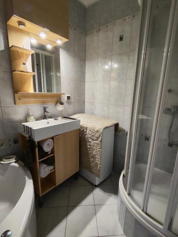 Łazienka w apartamencie Obłuże