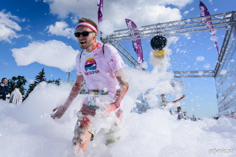 Bieg The Color Run w Gdyni, 16.09.2017 // fot. Dawid Linkowski