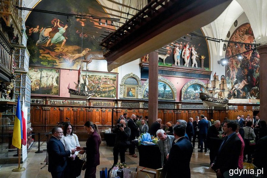 Pożegnanie konsula Ukrainy odbyło się w Dworze Artusa (fot. Mirosław Pieślak)