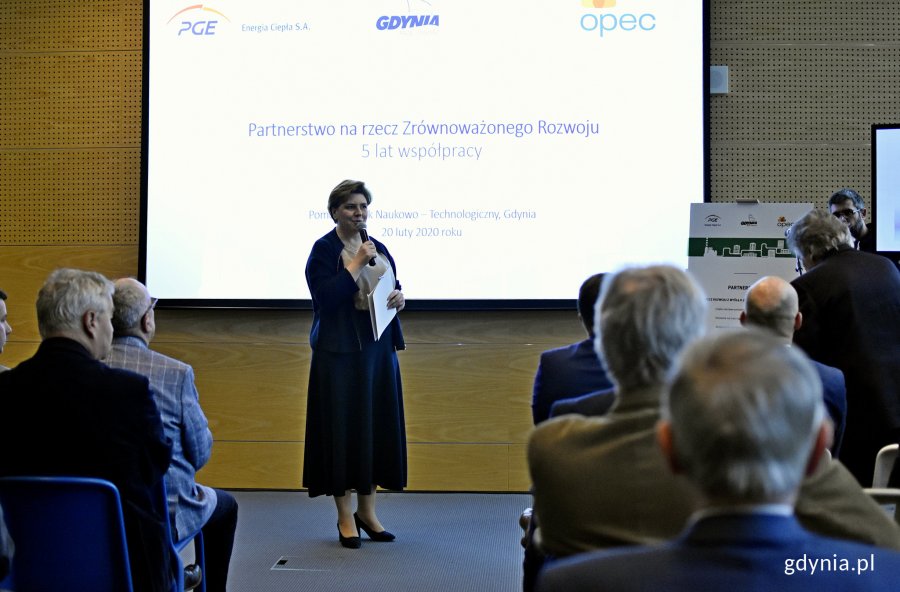Spotkanie podsumowujące efekty 5-letniego partnerstwa między Gdynią, OPEC i PGE Energia Ciepła, fot. Kamil Złoch