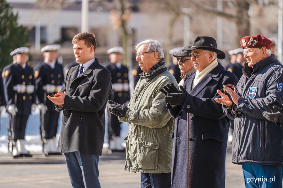 Uroczystości przy Pomniku Polski Morskiej w Gdyni z okazji 24. rocznicy przystąpienia Polski do NATO, fot. M. Dietrich