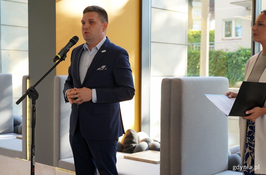 Na zdjęciu wiceprezydent Maciej Zielonka