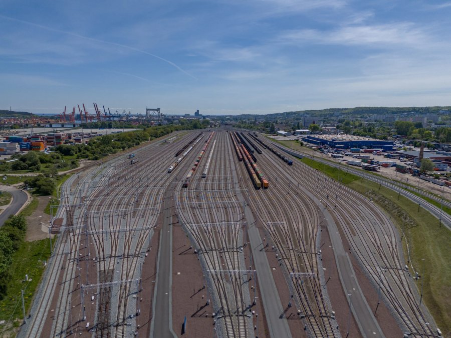 Modernizacja węzła Gdynia Port poprawiła przepustowość sieci kolejowej (fot. Budimex)