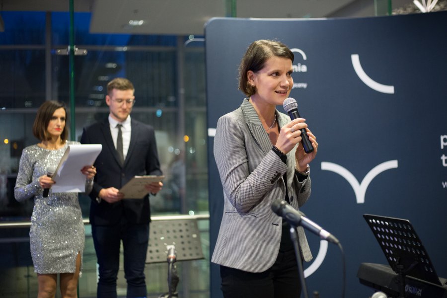 Galę rozdania nagród Lidera PPNT Gdynia 2019 uświetniła swoją obecnością wiceprezydent Gdyni - Pani Katarzyna Gruszecka-Spychała