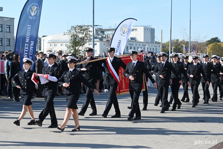 Inauguracja roku akademickiego 2021-2022 Uniwersytetu Morskiego w Gdyni. Fot. Michał Puszczewicz