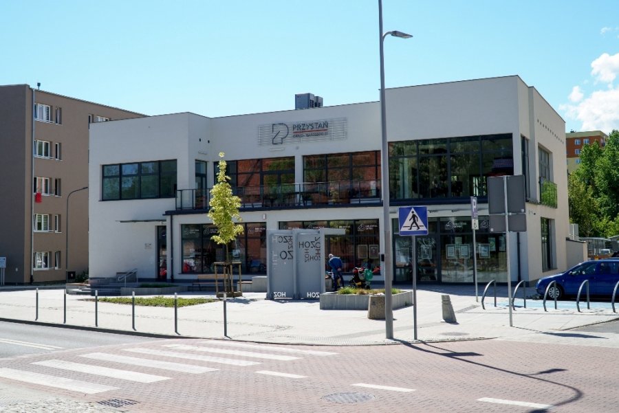 Budynek Centrum Sąsiedzkiego Przystań po pracach modernizacyjnych, fot. LIS