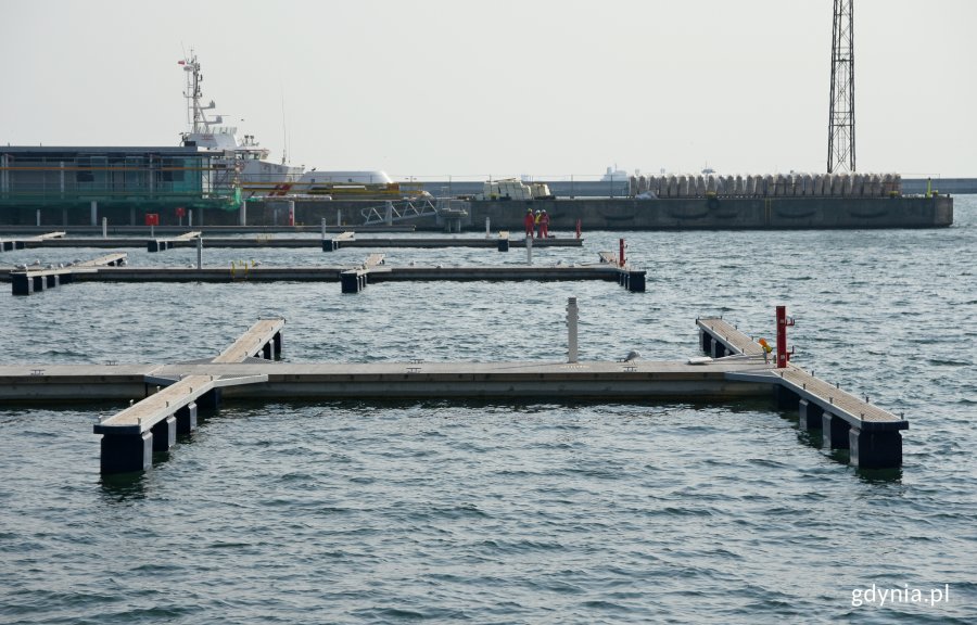 Plac budowy Yacht Parku i mariny jachtowej, fot. Kamil Złoch