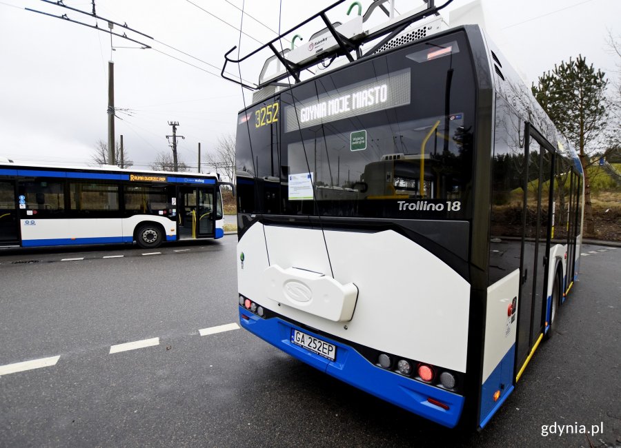 Nowy Solaris Trollino 18 przygotowywany do wprowadzenia na gdyńskie linie, fot. Kamil Złoch