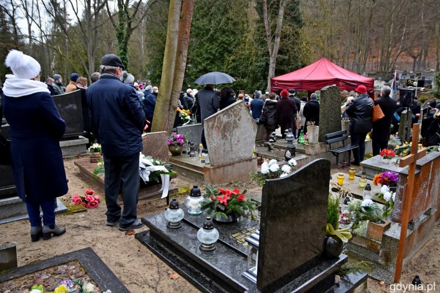 Benedykt Wietrzykowski spoczął na Cmentarzu Witomińskim // fot. Paweł Kukla