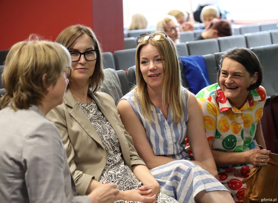 Na auli część Fundacja Niebieski Szlak: Aldona Woźniarska, Katarzyna Plichta i Magdalena Basińska-Muskat 