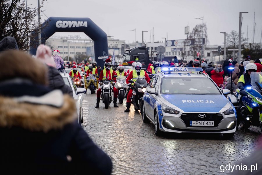 20. edycja parady „Mikołaje na motocyklach” - start w Gdyni, fot. Kamil Złoch