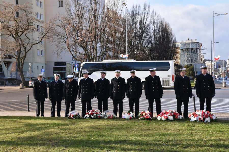 Uroczystości pod pomnikiem Polski Morskiej, fot. Magdalena Śliżewska