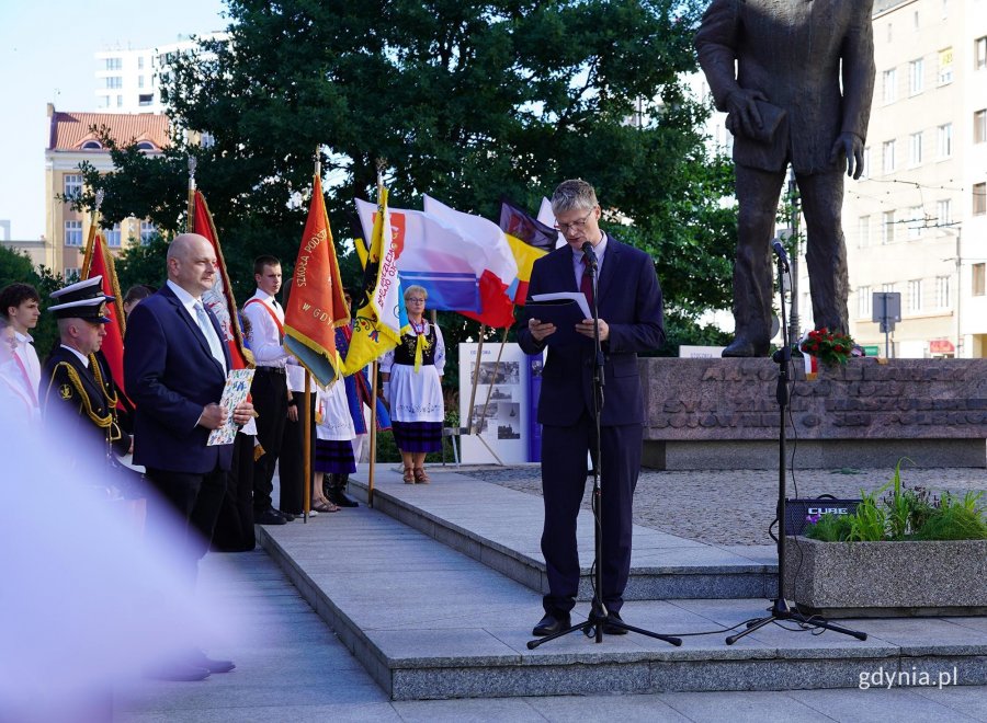 Na zdjęciu wiceprezydent Rafał Geremek