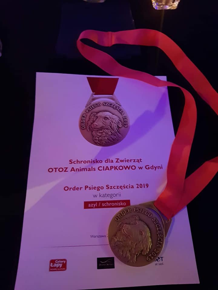 Ciapkowo wyróżnione Orderem Psiego Szczęścia // fot. www.facebook.com/ciapkowo/