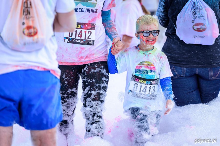 Bieg The Color Run w Gdyni, 16.09.2017 // fot. Dawid Linkowski