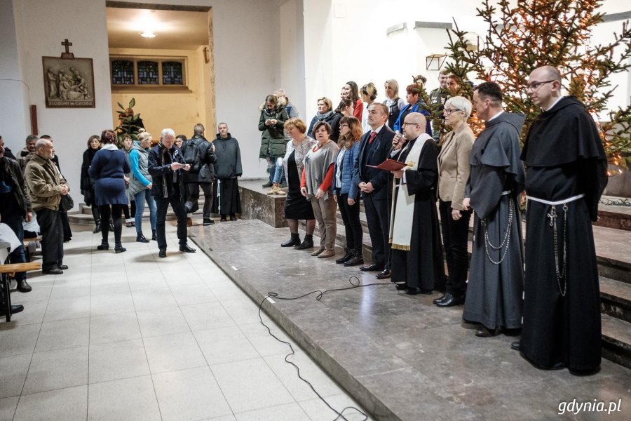 Wigilia u franciszkanów w Gdyni, fot. Dawid Linkowski