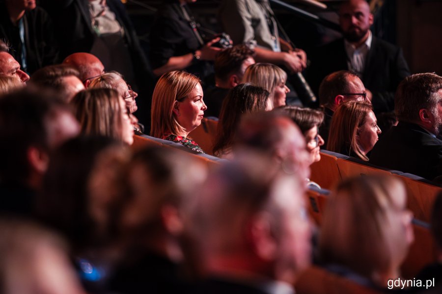 Wiceprezydentka Gdyni Oktawia Gorzeńska. Gala wręczenia nagród 50. Festiwalu Polskich Filmów Fabularnych w Gdyni w Teatrze Muzycznym (fot. Karol Stańczak)