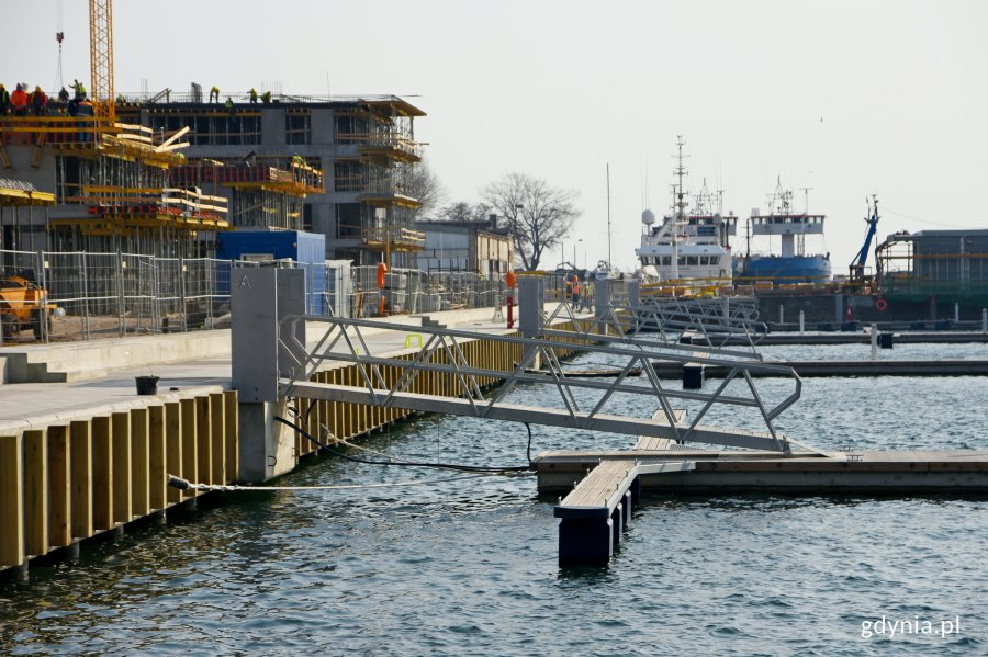 Plac budowy Yacht Parku i mariny jachtowej, fot. Kamil Złoch