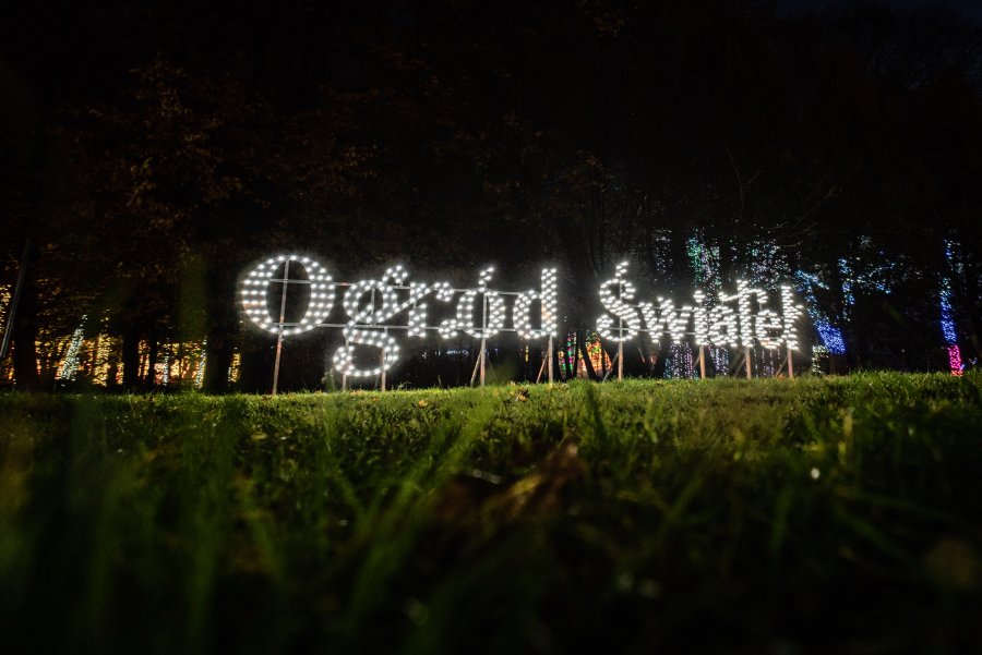 „Ogród Świateł” w Parku Kolibki w Gdyni, fot. Kamil Złoch